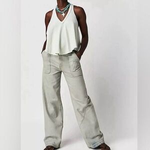 Free People Karri Swing Tank Top – Light mint Green | Size Large | We The Free